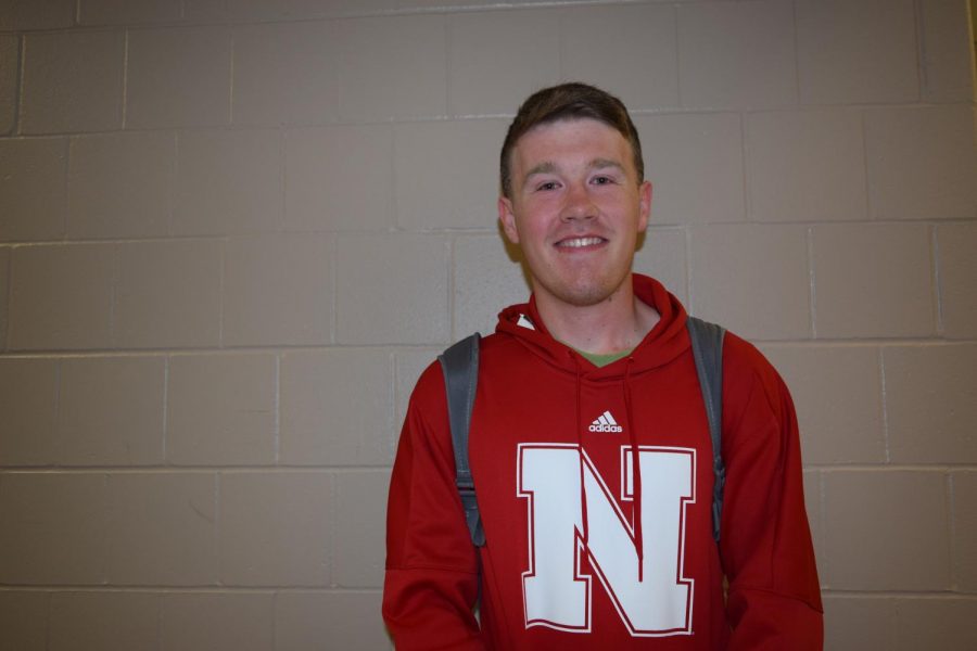 Senior Jace Armstrong looks forward to a promising education at UNL.